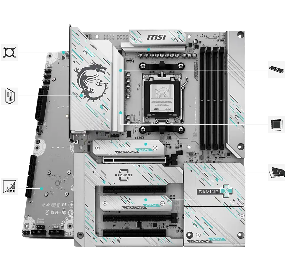 MSI B850 BTf wifi 7 2