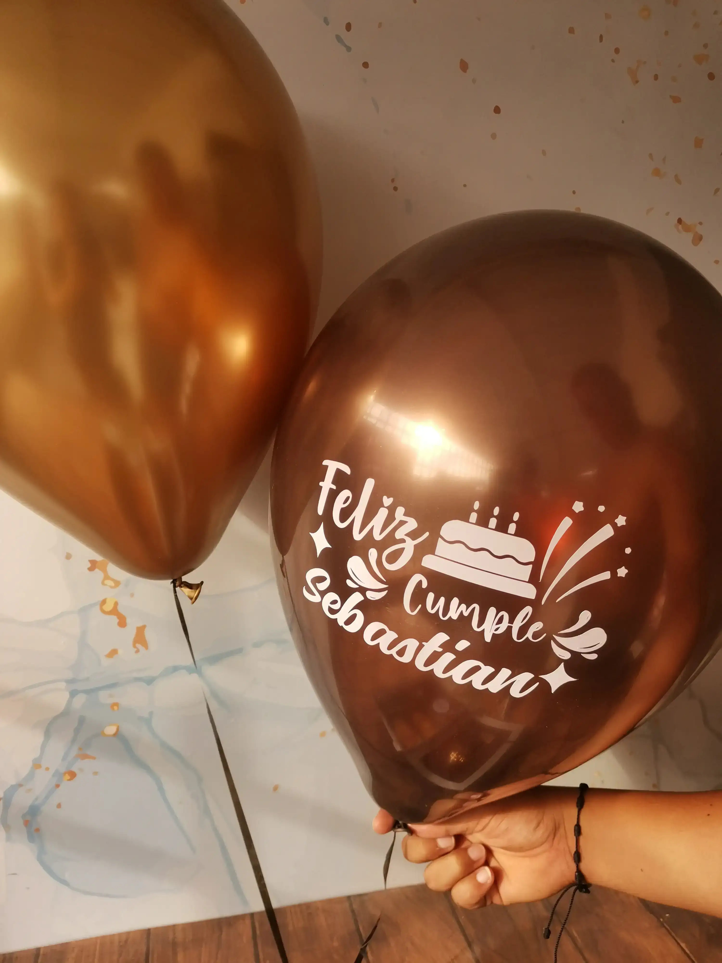 Dúo de Globos uno personalizado