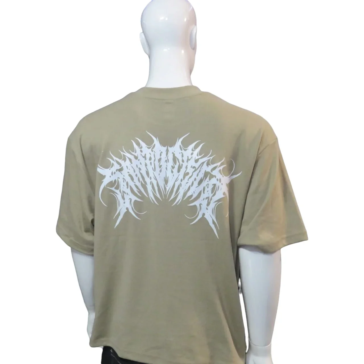 Playera beige bite me 3