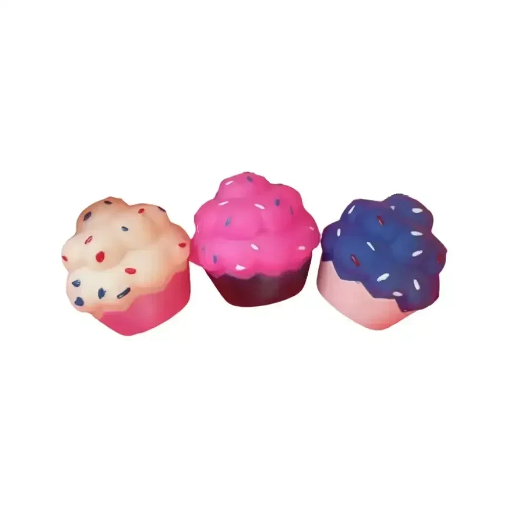 Juguete de goma muffin
