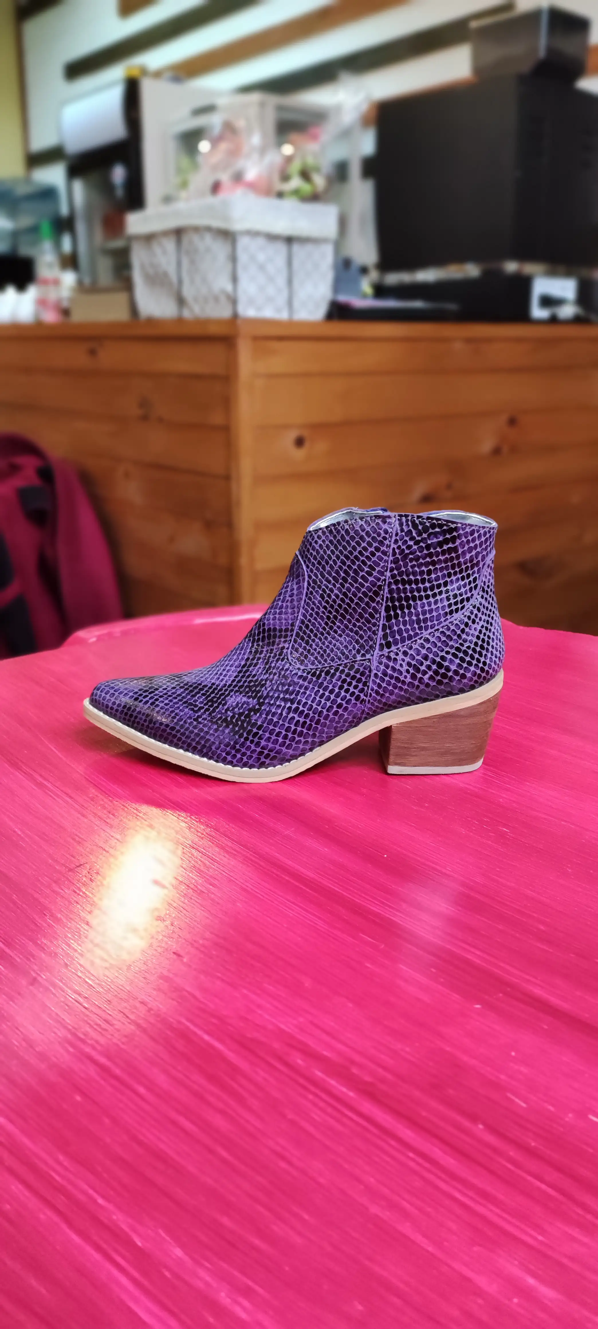 Botin azul rey