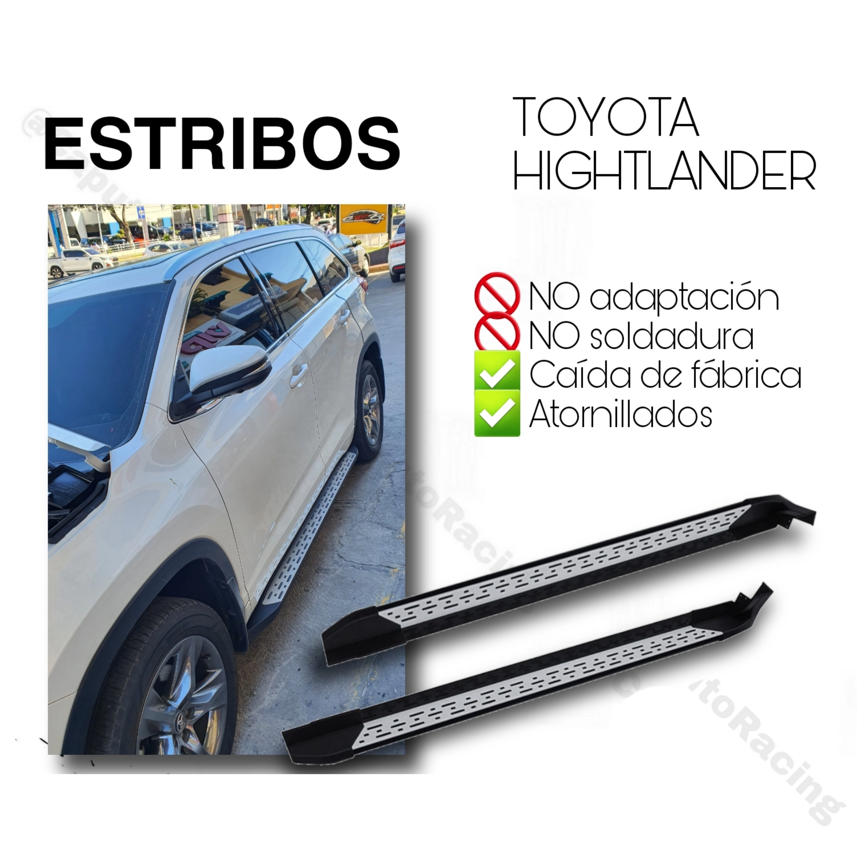 ESTRIBOS TOYOTA HIGHLANDER 2014-2020