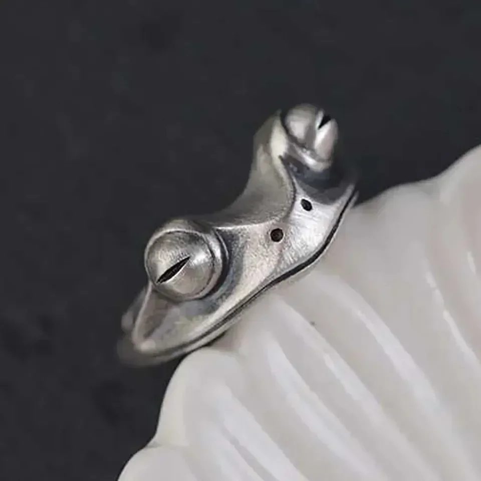ANILLO RANA PLATEADA  4