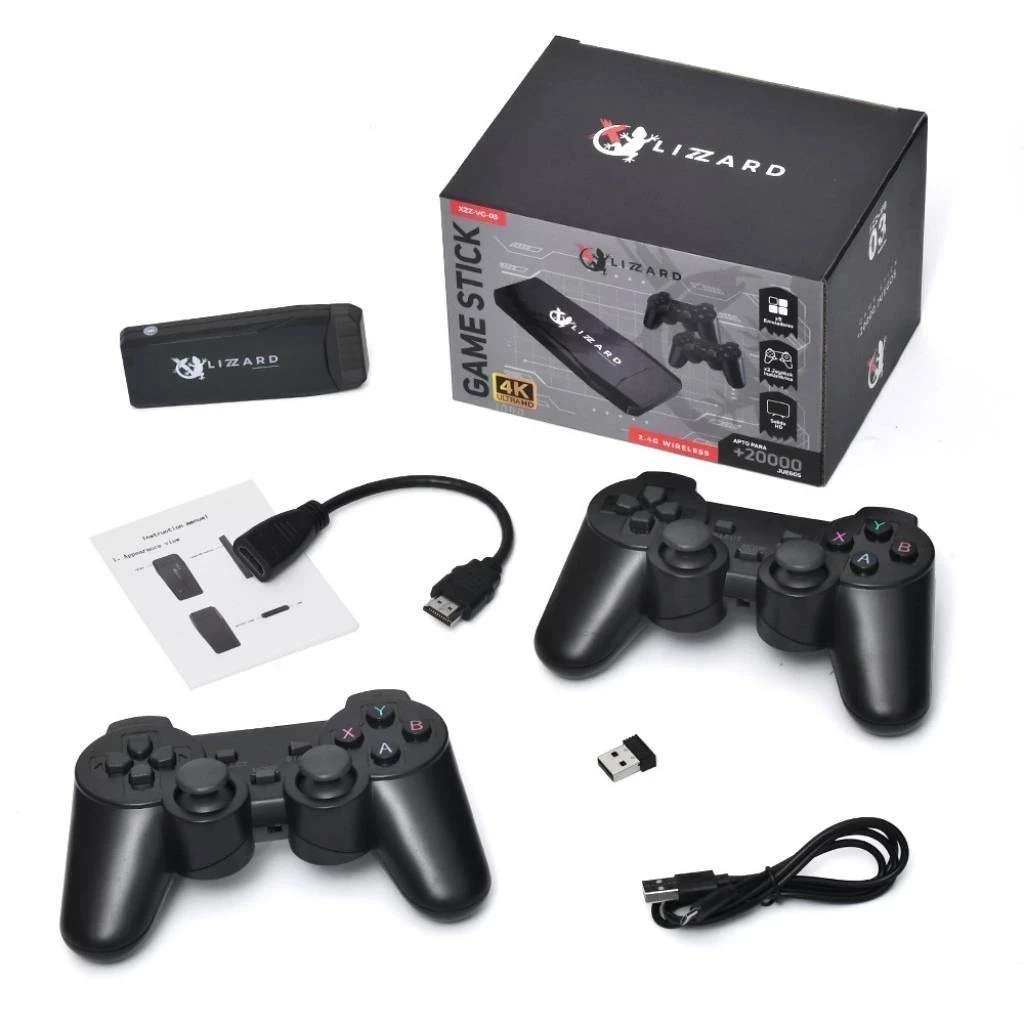 Consola Game Stick +20000 Juegos/  TV 4K 𝙓-𝙇𝙄𝙕𝙕𝘼𝙍𝘿