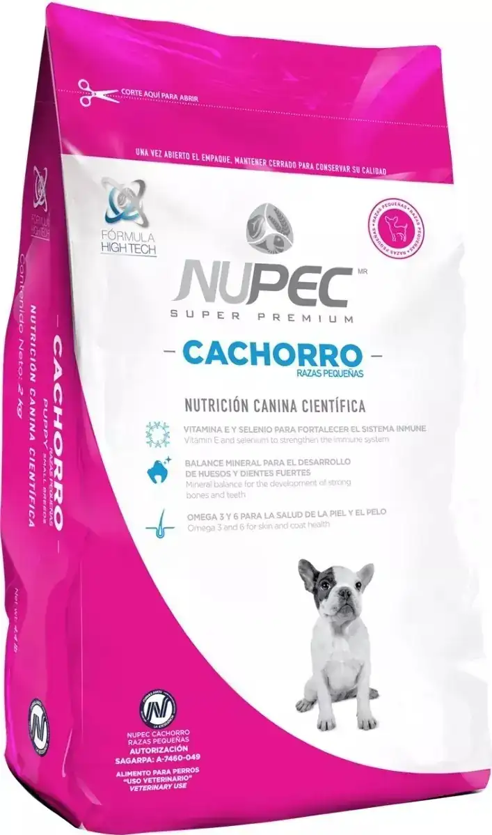 Nupec Cachorro Raza Pequeña 2kg