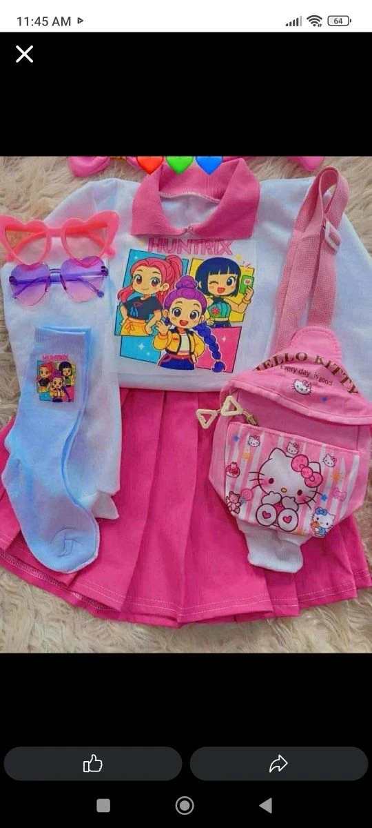 Conjunto para niña guerreras kpop 2