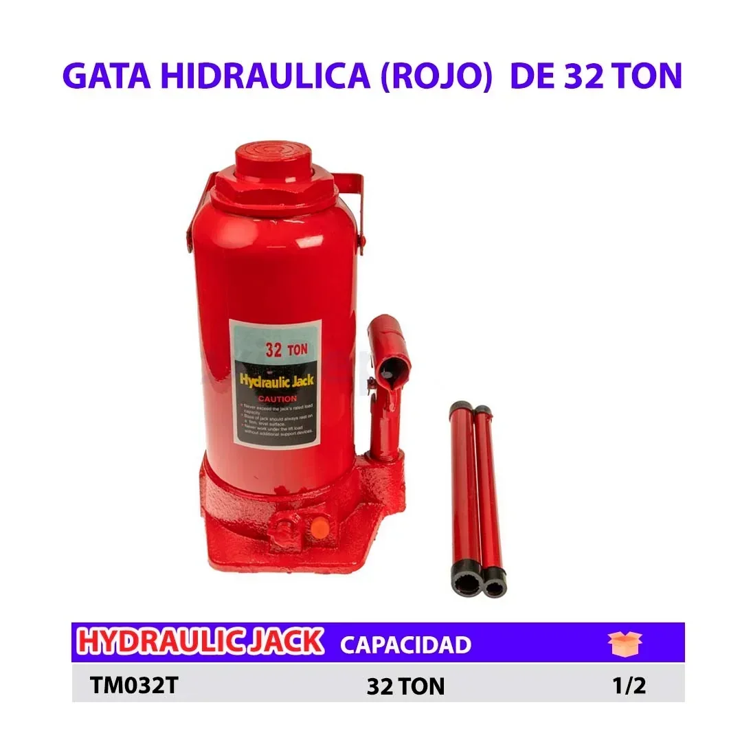 GATA HiDRAULICA (ROJO) 32 TON