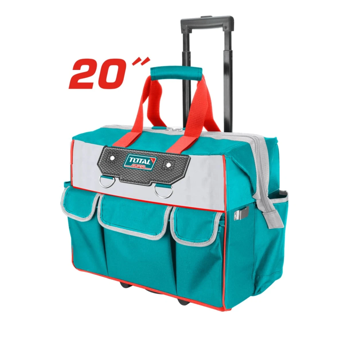 Kit 4 porta herramientas chaleco + maletin + bolso + cinturón total 4