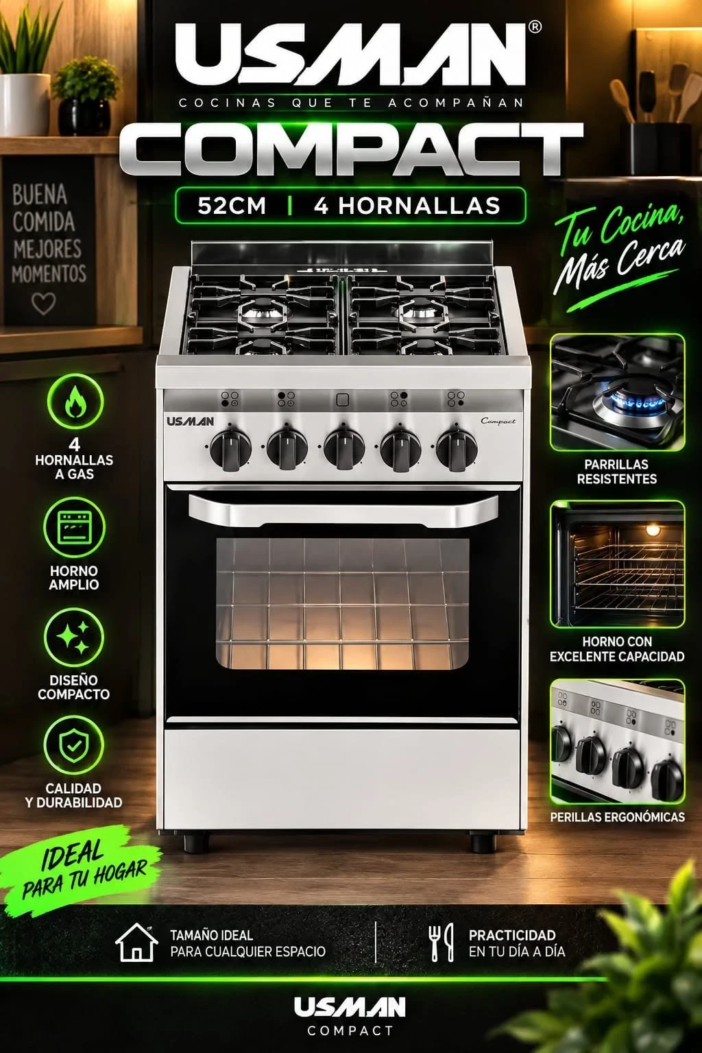 Cocina Usman Compact 52Cm