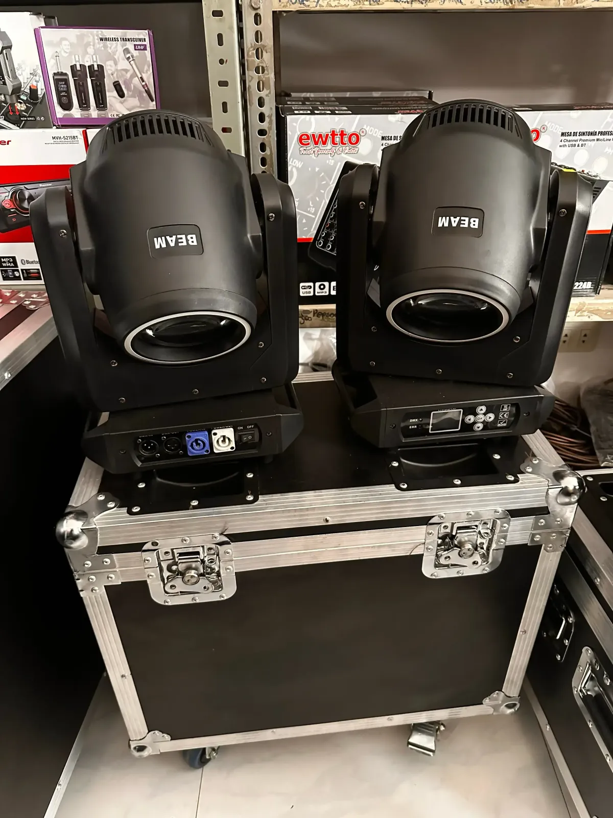 BEAM 200W + ANILLO LED + RACK 