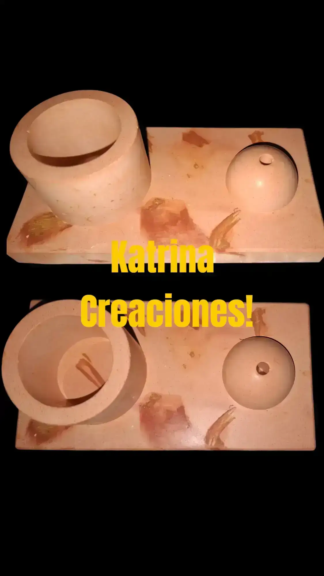 Porta vela e inciensos en yeso color.varios diseños 