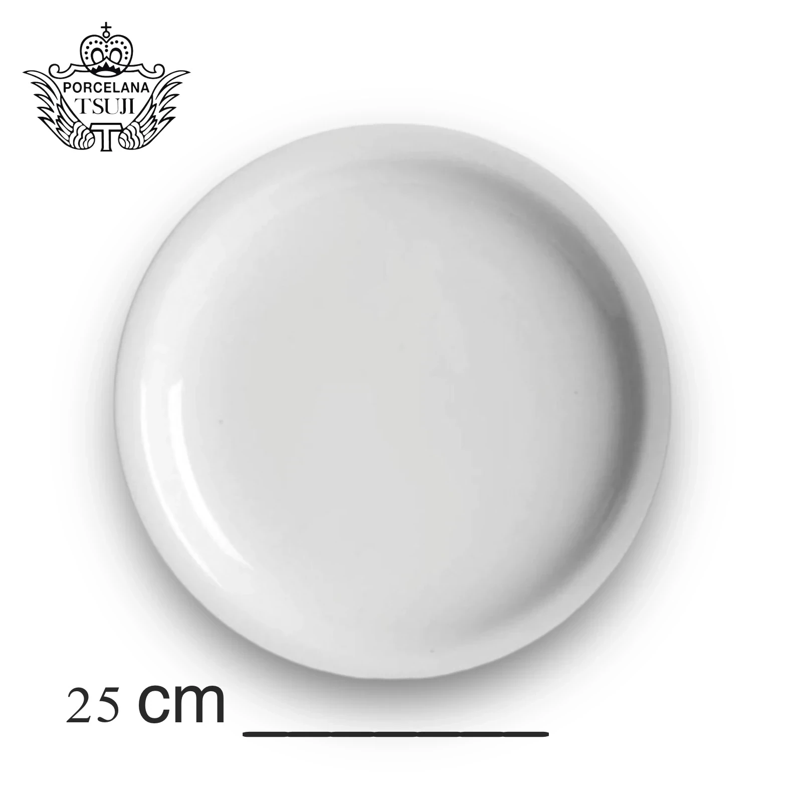 Plato playo porcelana tsuji 25 cm linea 450