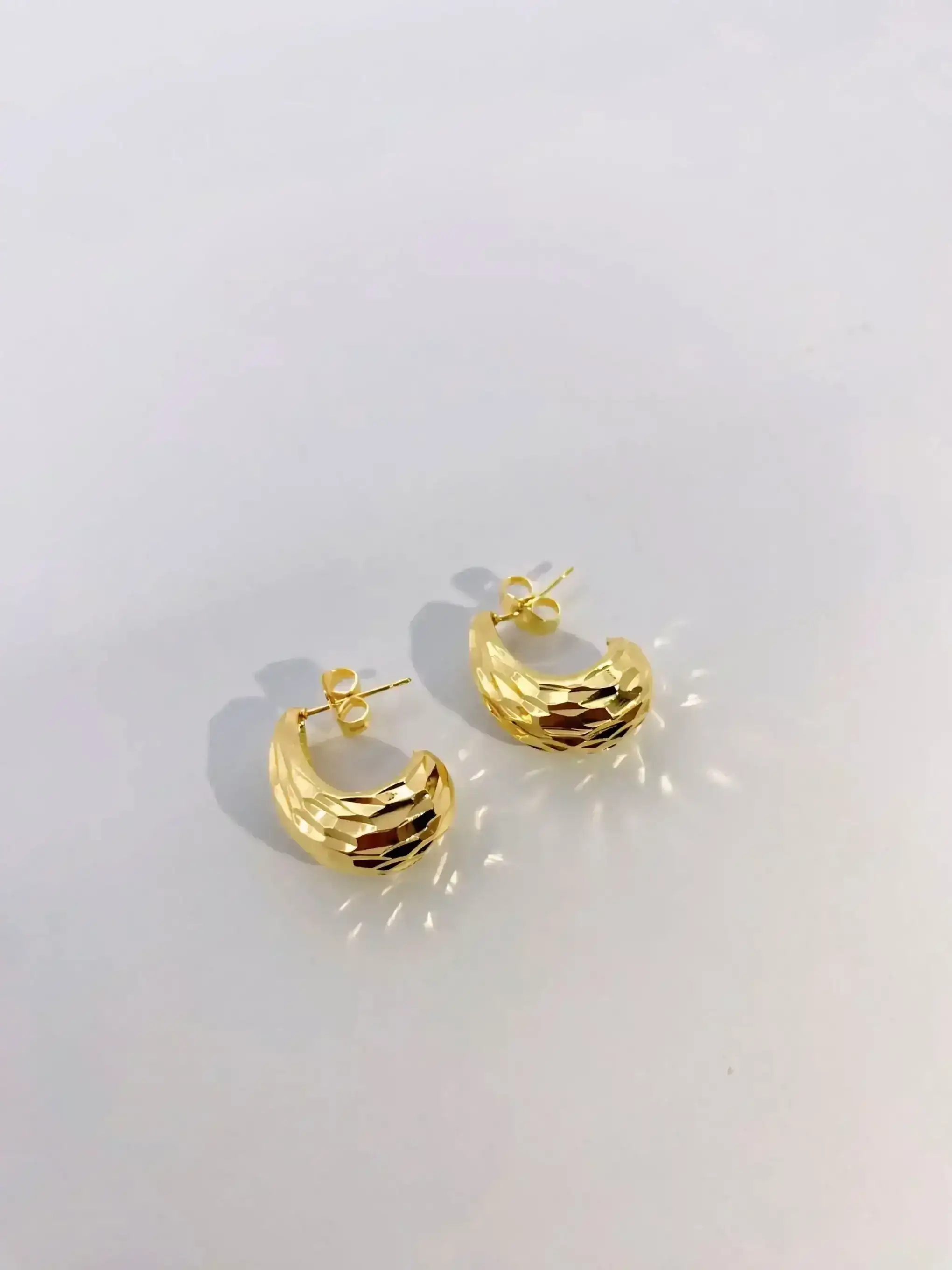 Arete gota espejo  2