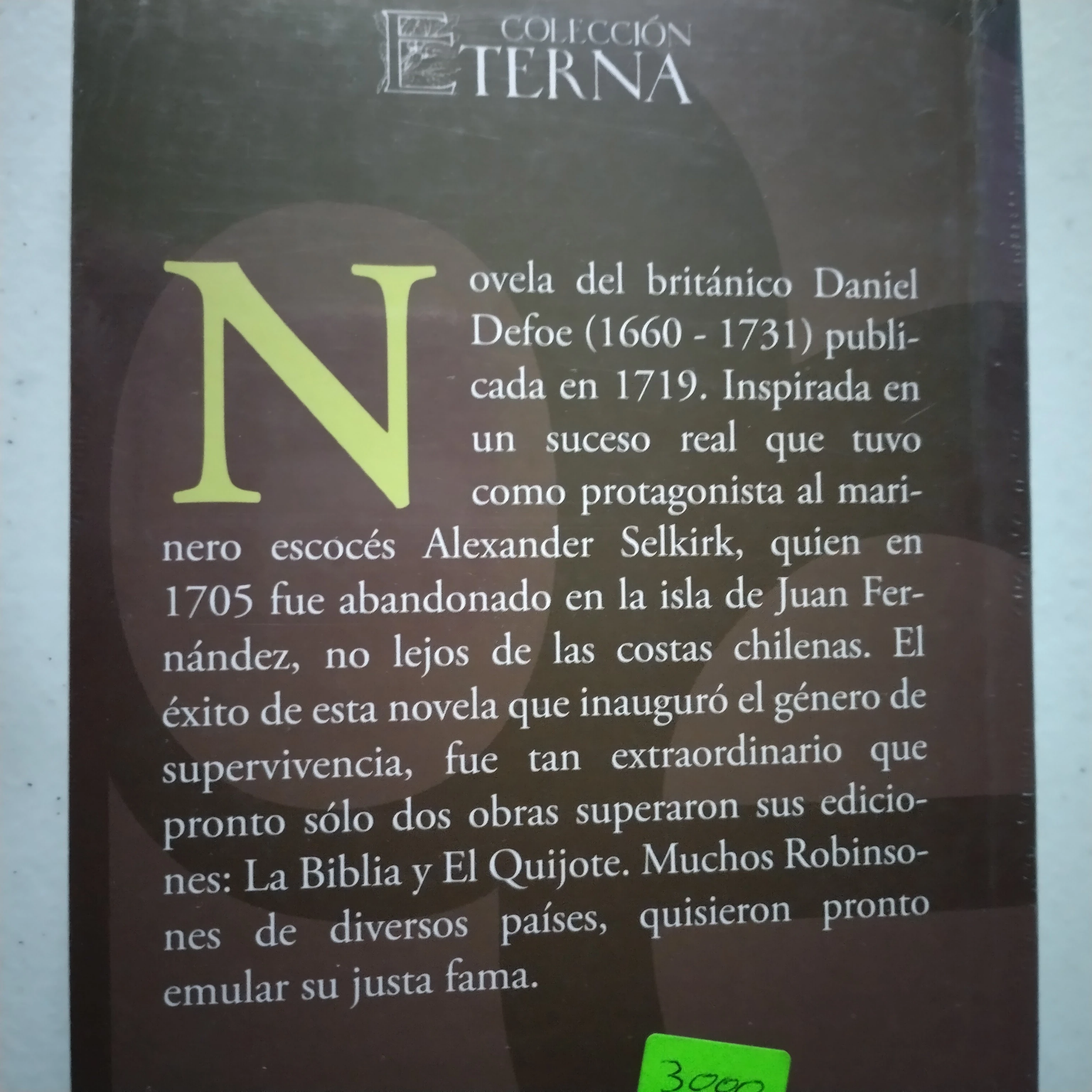 Robinsón Crusoe, Daniel Defoe, nuevo  2