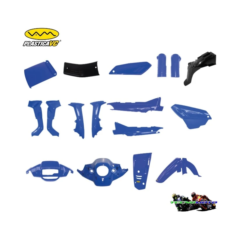 KIT PLASTICOS YAMAHA 105 CRYPTON (16PCS) AZUL -49452
