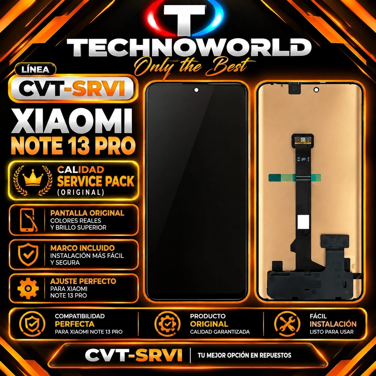 Mod Cvt Xiaomi Note 13 pro Service pack 