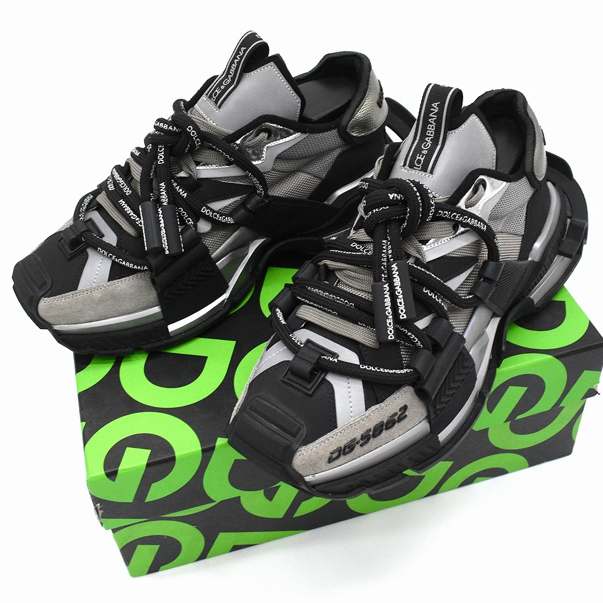 Sneaker Bassa DG Negro / Plata 3