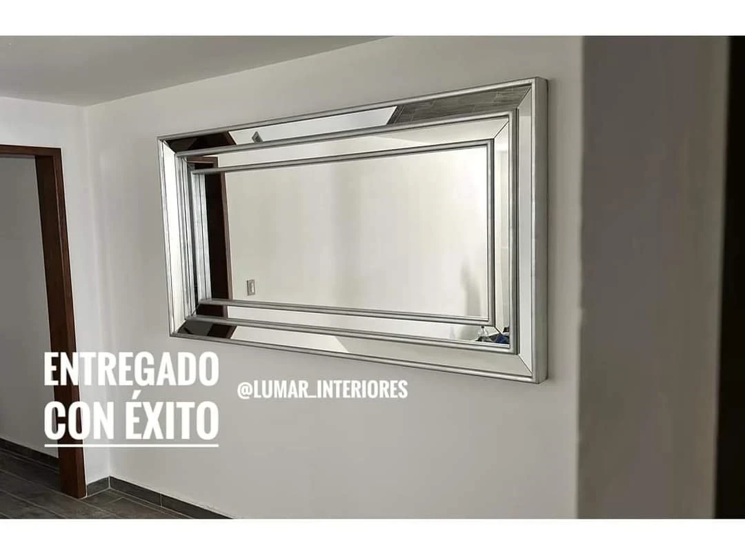 Espejo DIAMANTE Hoja PLATA 2X1 Metro 2