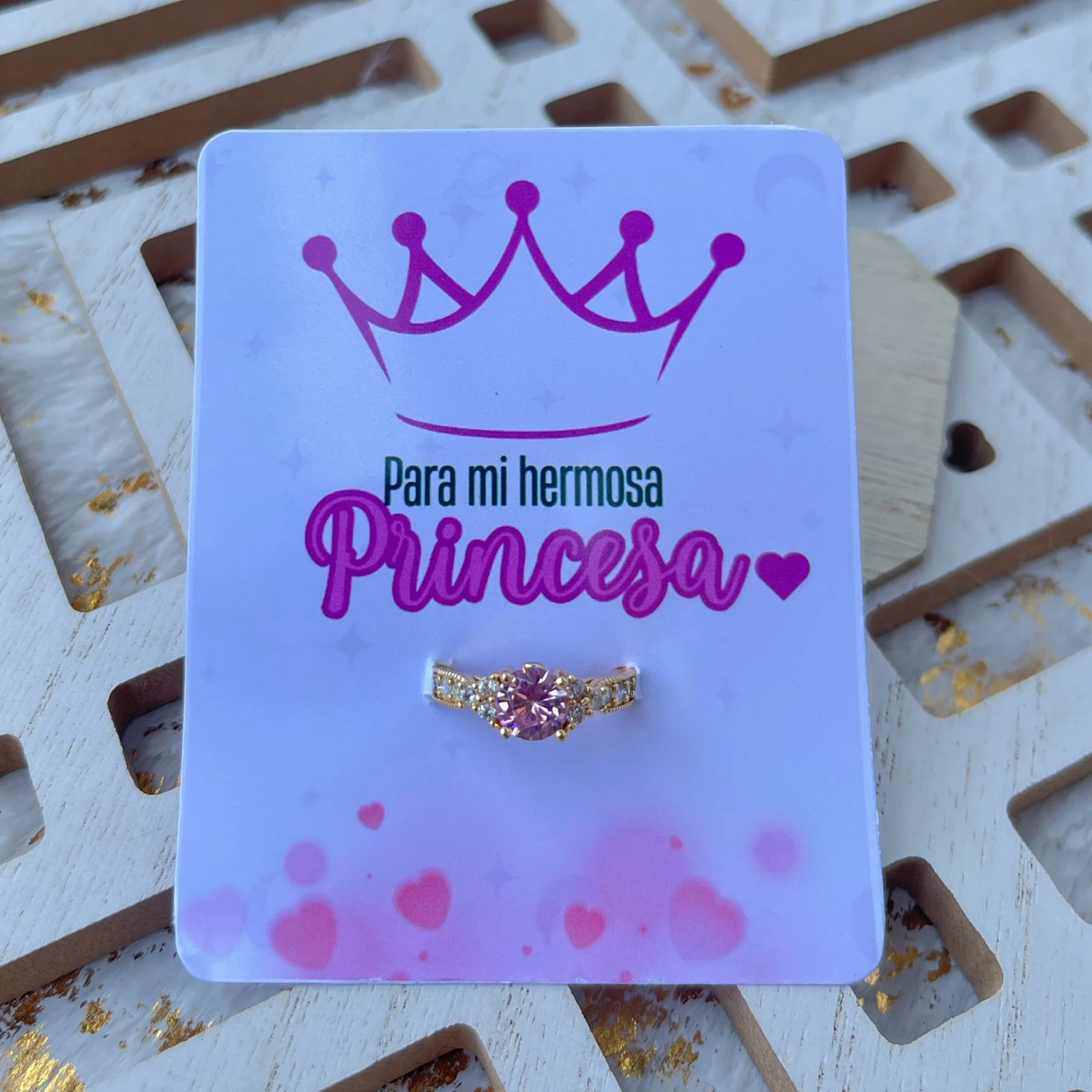 Anillo ajustable princesa 2