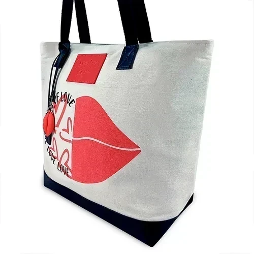 CANASTO CARTERA OREIRO LOVE + LLAVERO 28082 7