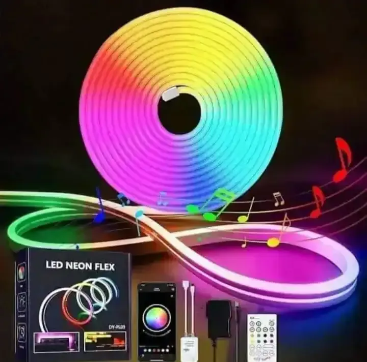 Luces neon ritmicas multicolor 