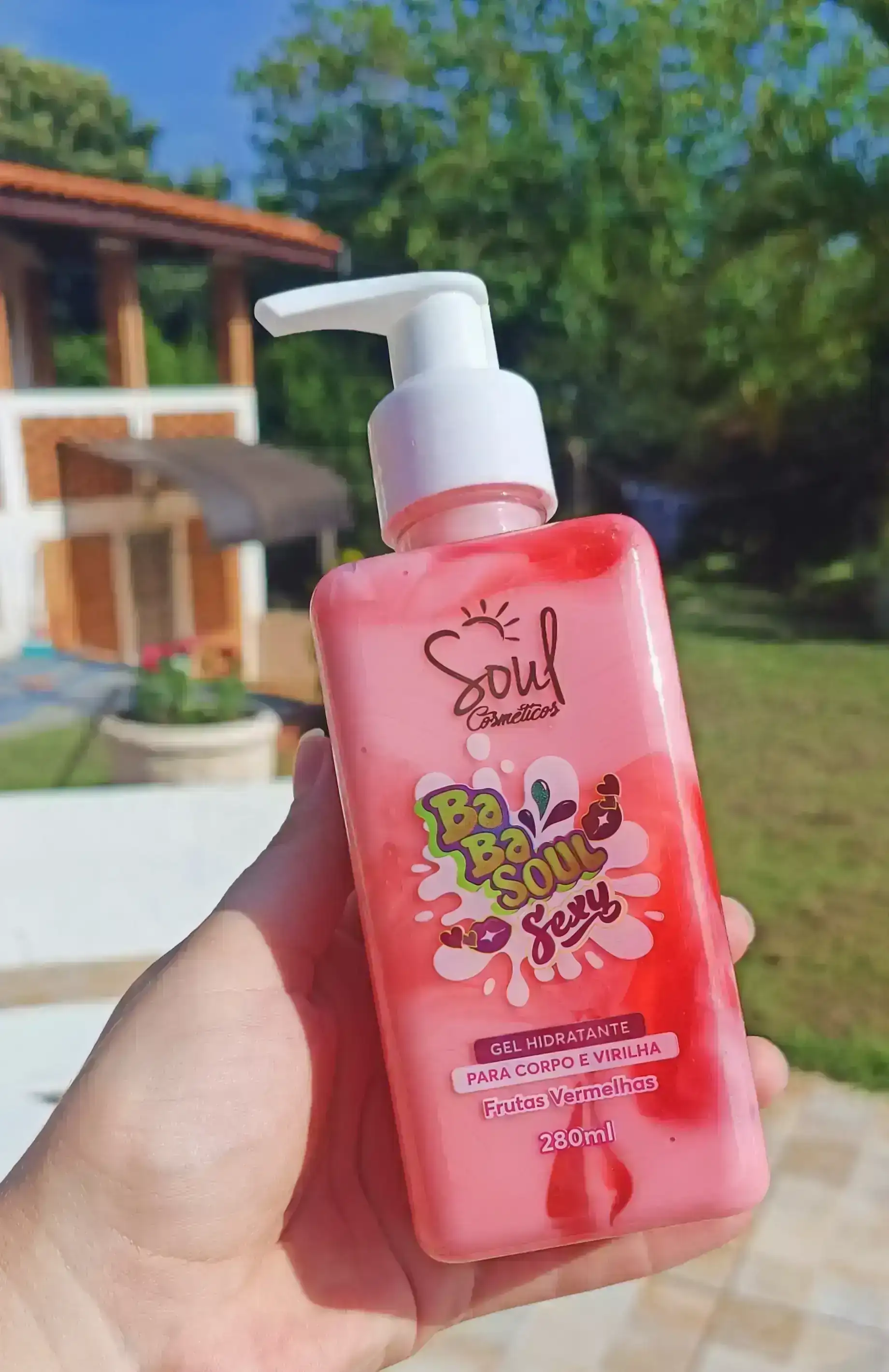 Babasoul Sexy hidratante corporal de Frutas Vermelhas 