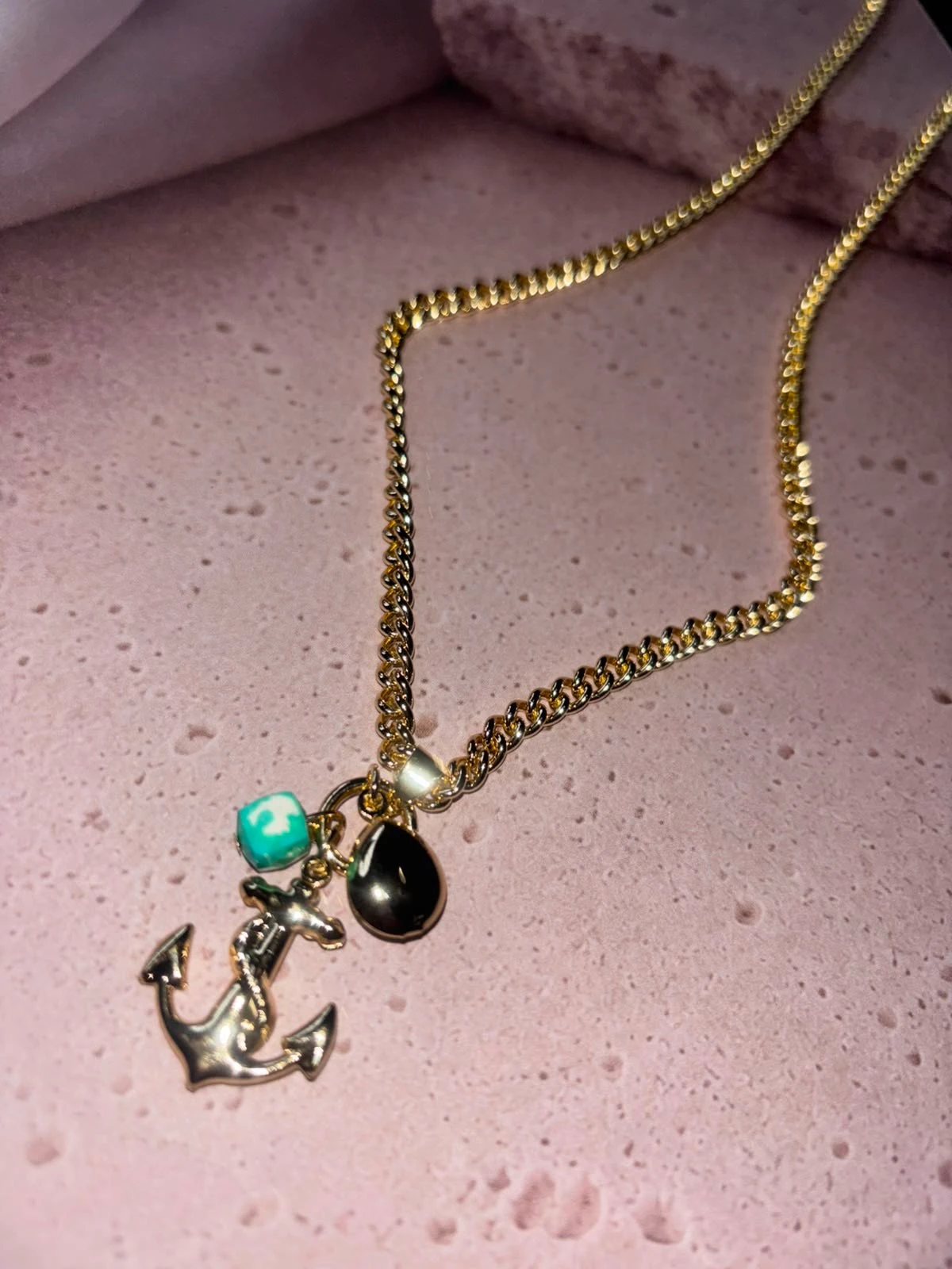 collar oro doble laminado 