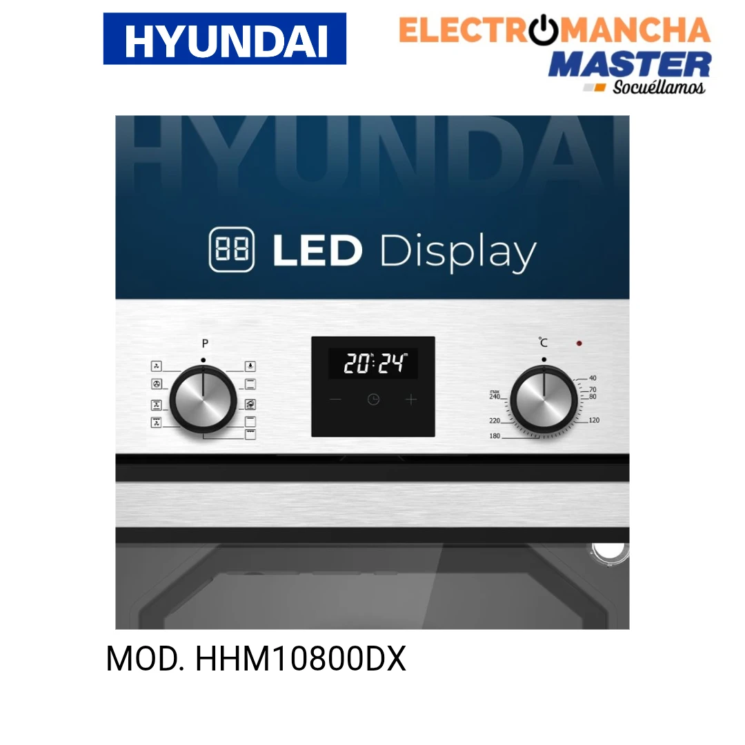 HORNO HIUNDAY MULTIFUNCION 80 LITROS CLASE A 3