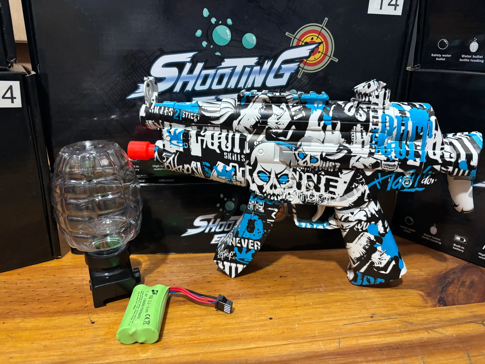 PISTOLA DE HIDROGEL SHOOTING ELITE 5