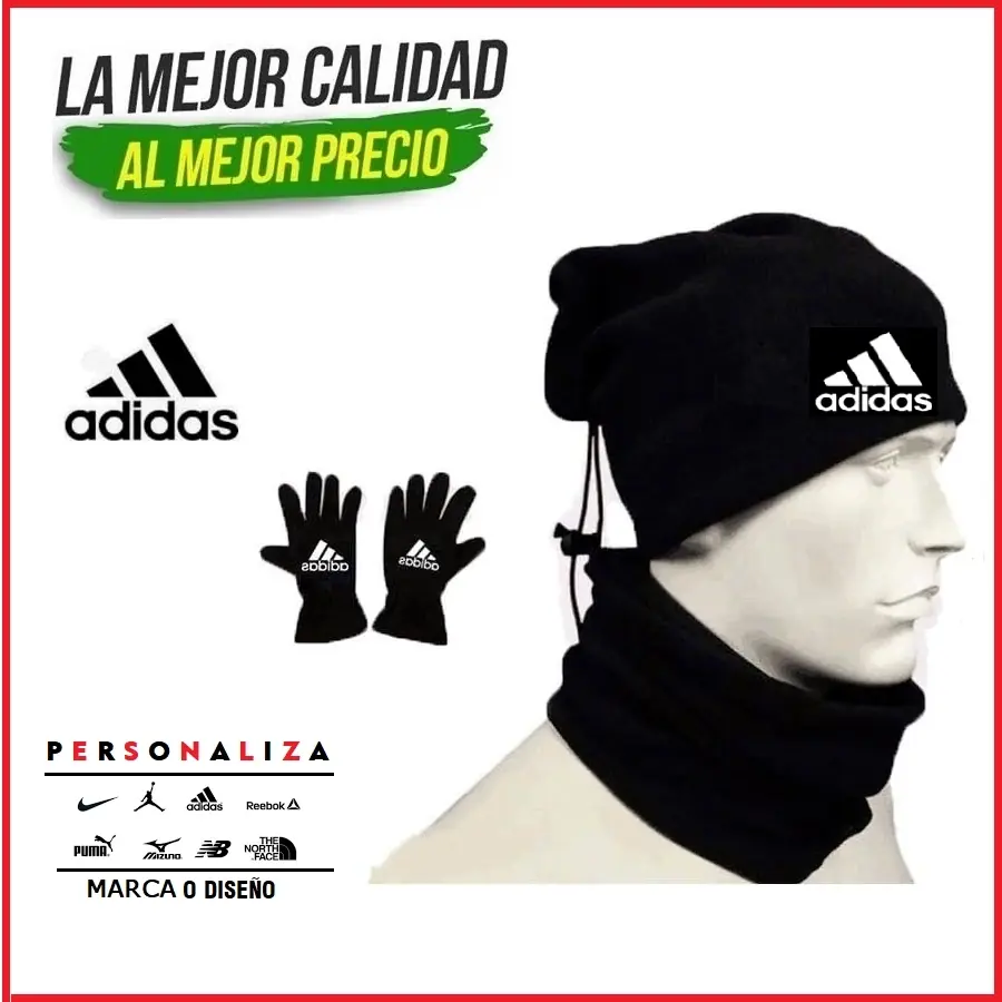 ADIDAS: CHULLO - CUELLERA - GUANTES