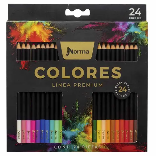 COLORES NORMA PREMIUM 24 PZS