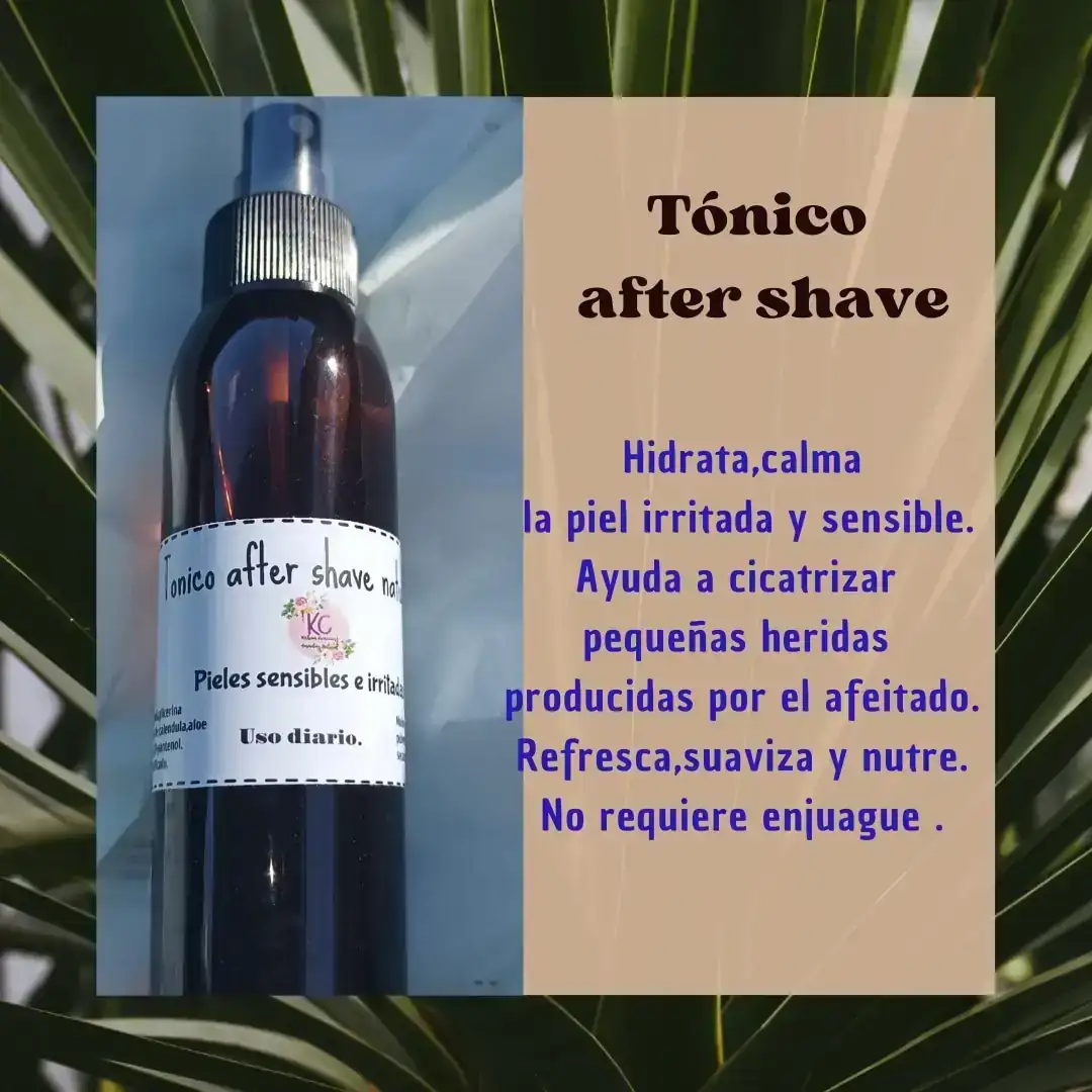 Tónico facial after shave ,pieles sencibles e irritadas 3