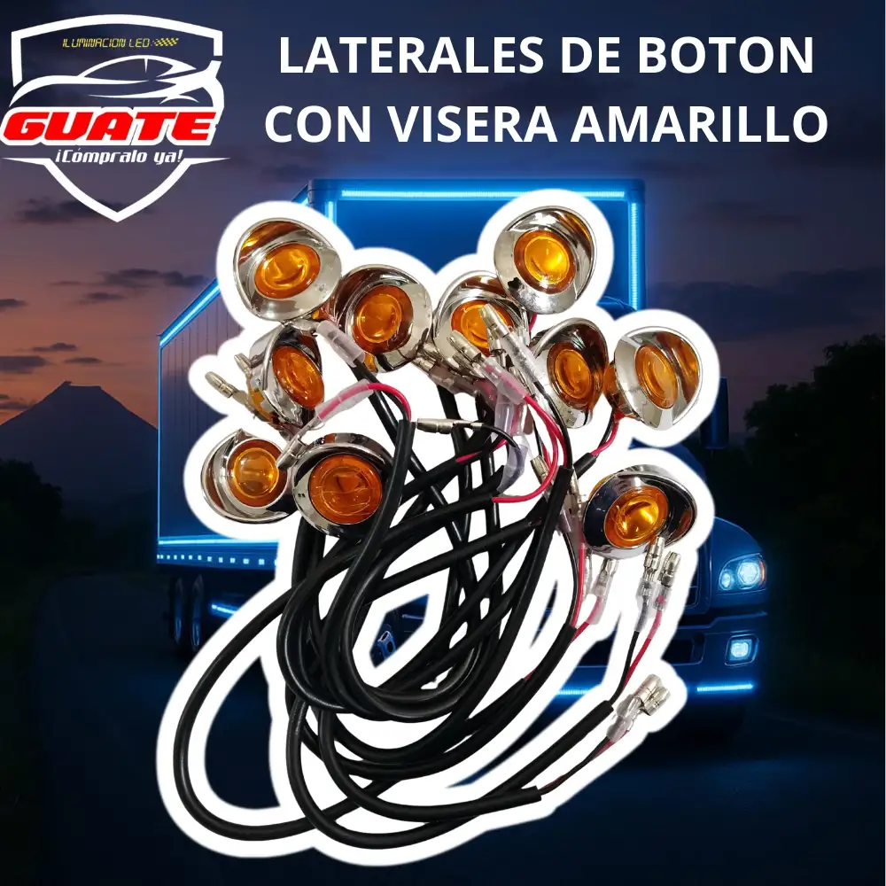 LATERALES TIPO BOTON CON VISERA 