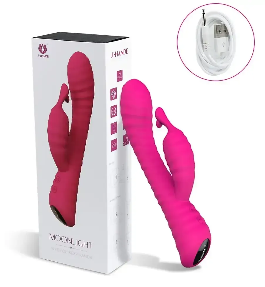 Vibrador Femenino Recargable Con Luz