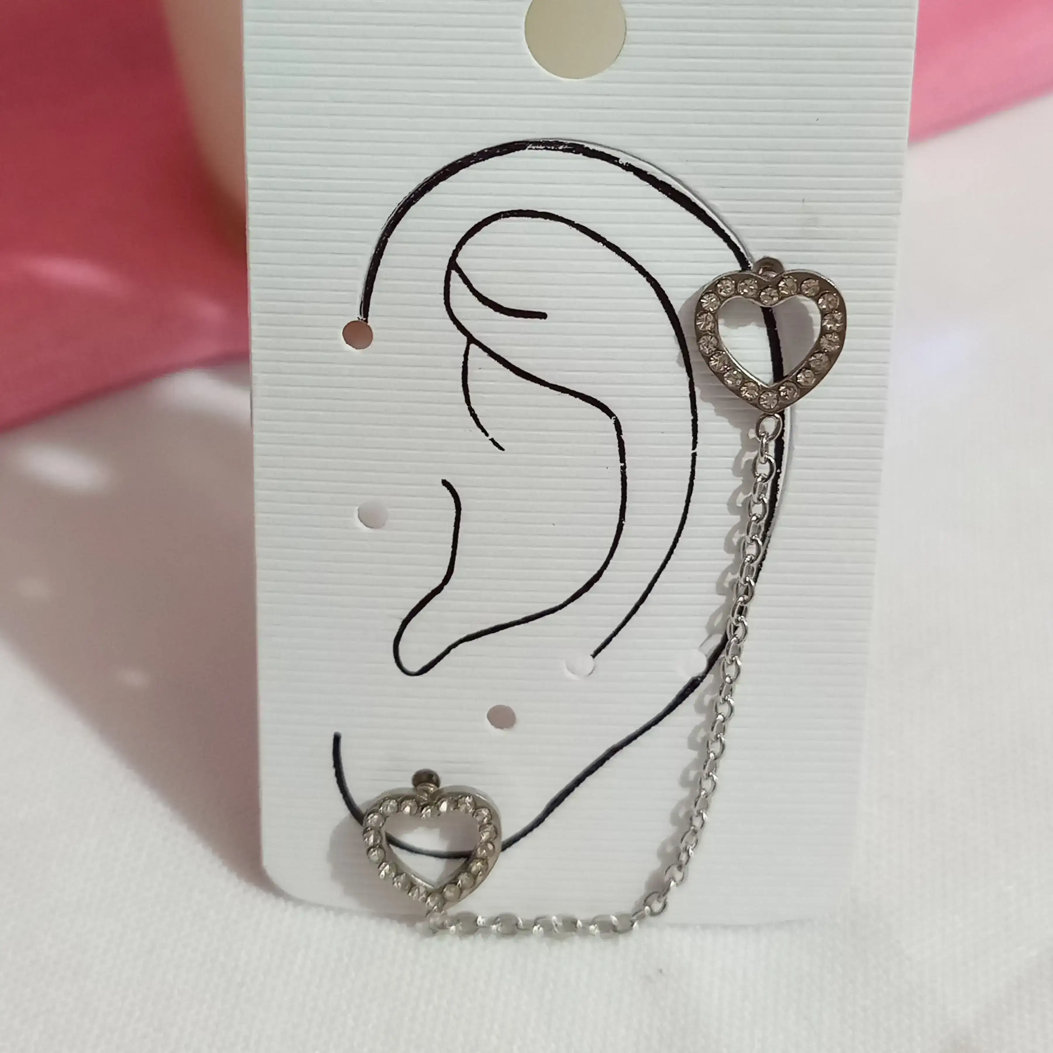 Pasantes para lóbulo y helix con cadena!!!! 3