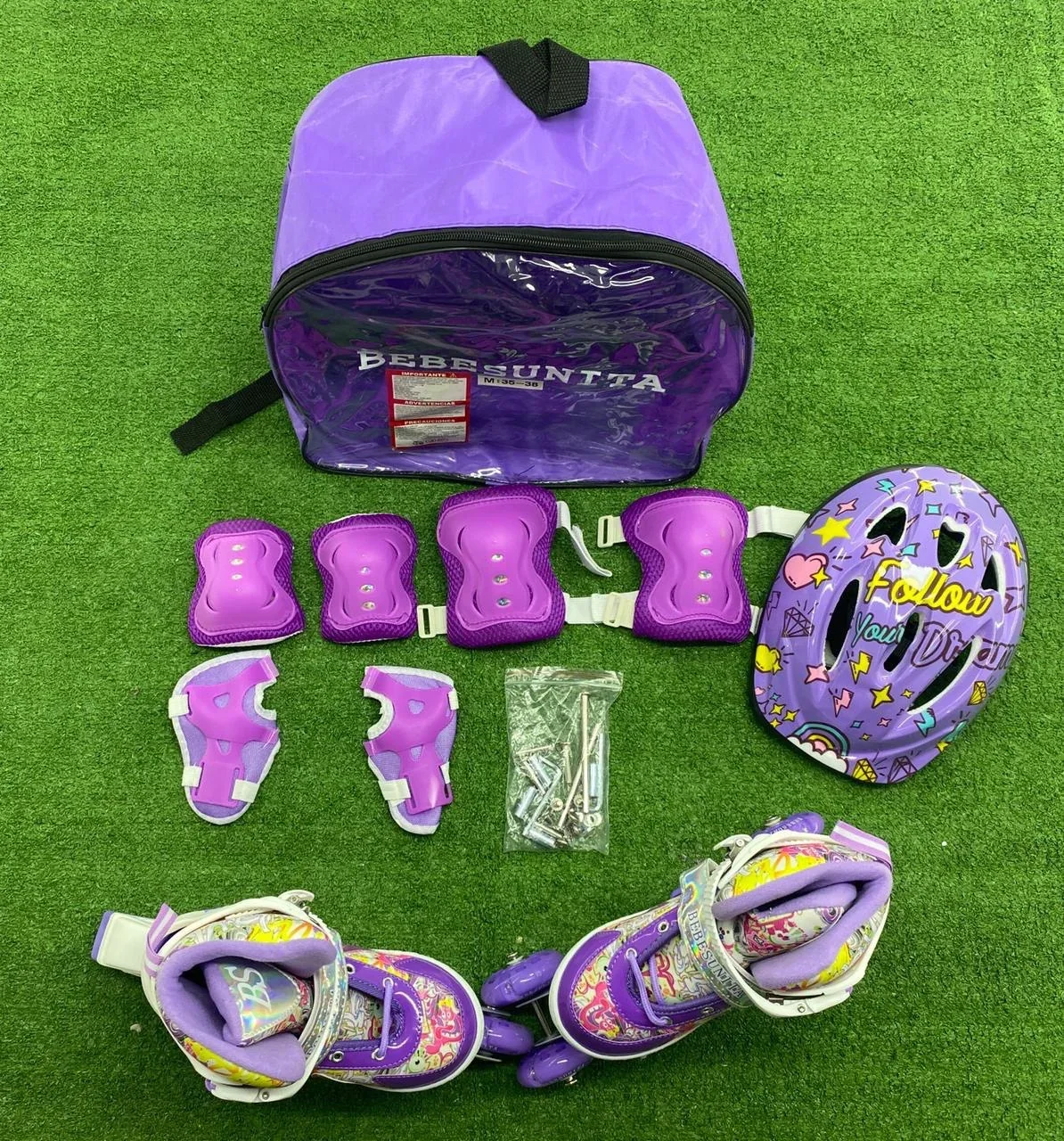 Patines Semi profesionales Convertibles con Kit  9