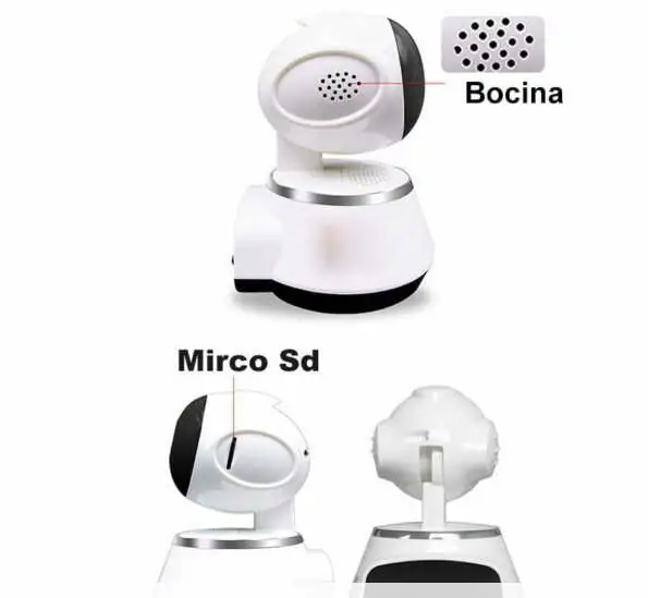 Camara De Seguridad Wifi HD Con Alarma  2