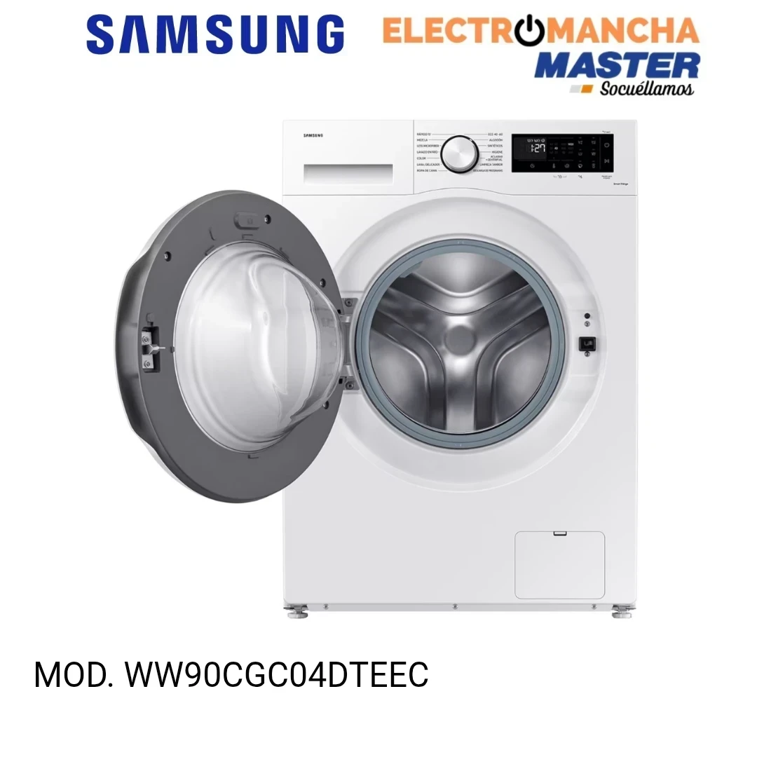 LAVADORA SAMSUNG WW90CGC04DTEEC 9 KG. 1400 RPM. A-10% 10