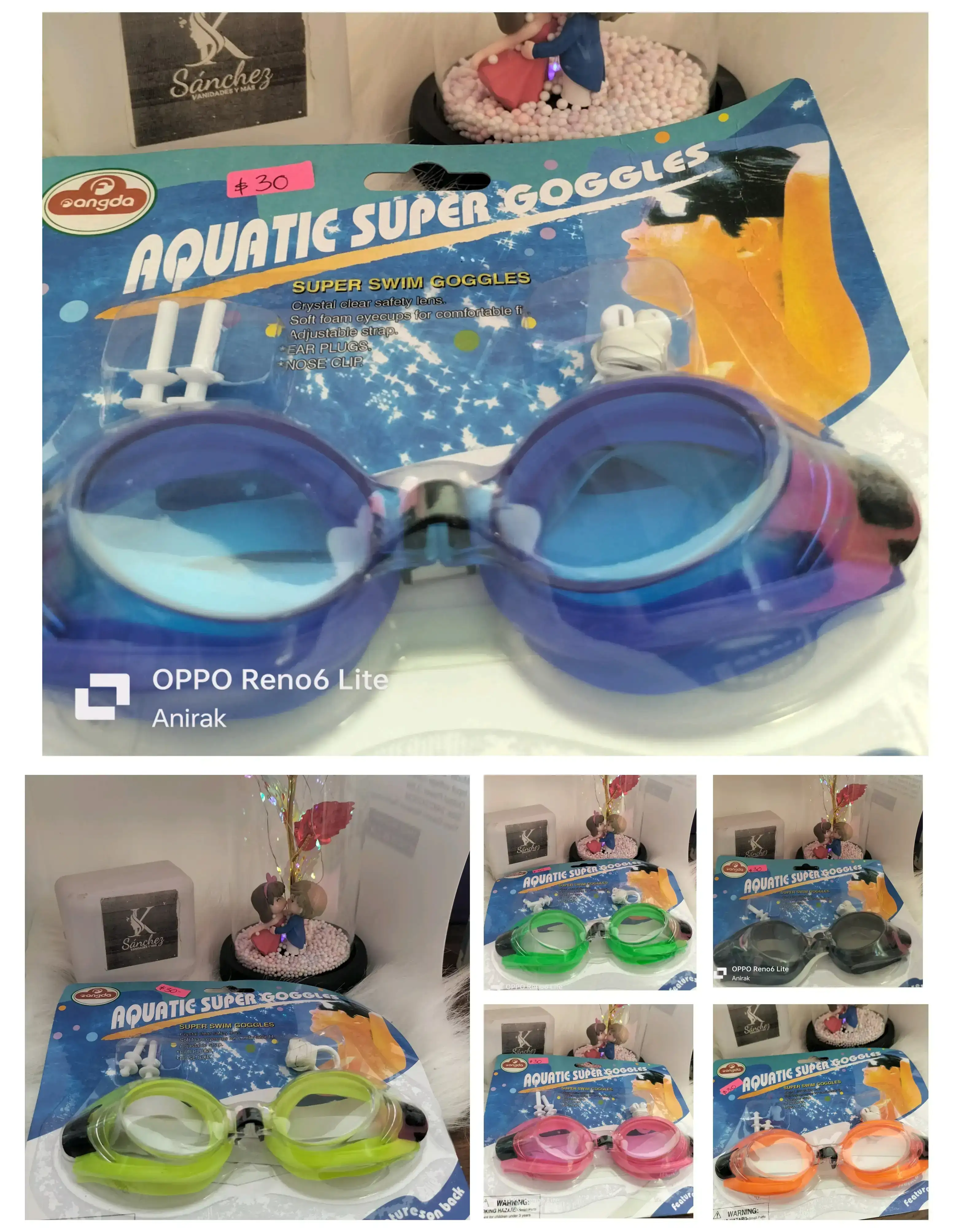 GOGGLES con accesorios