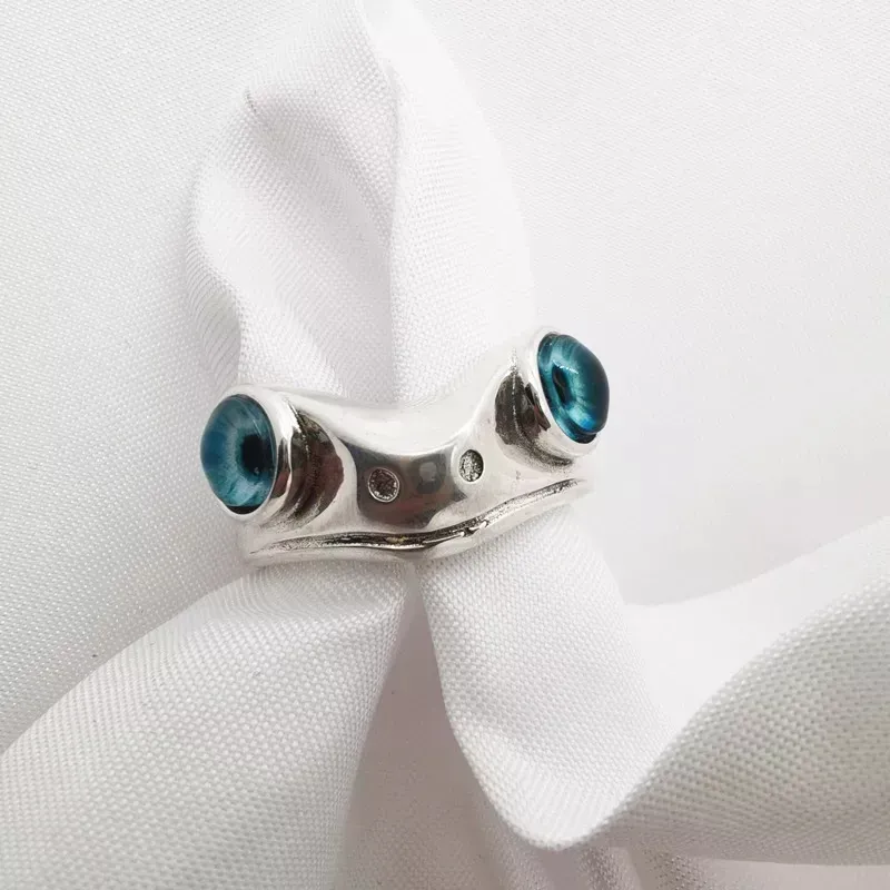 ANILLO RANA AZUL  4