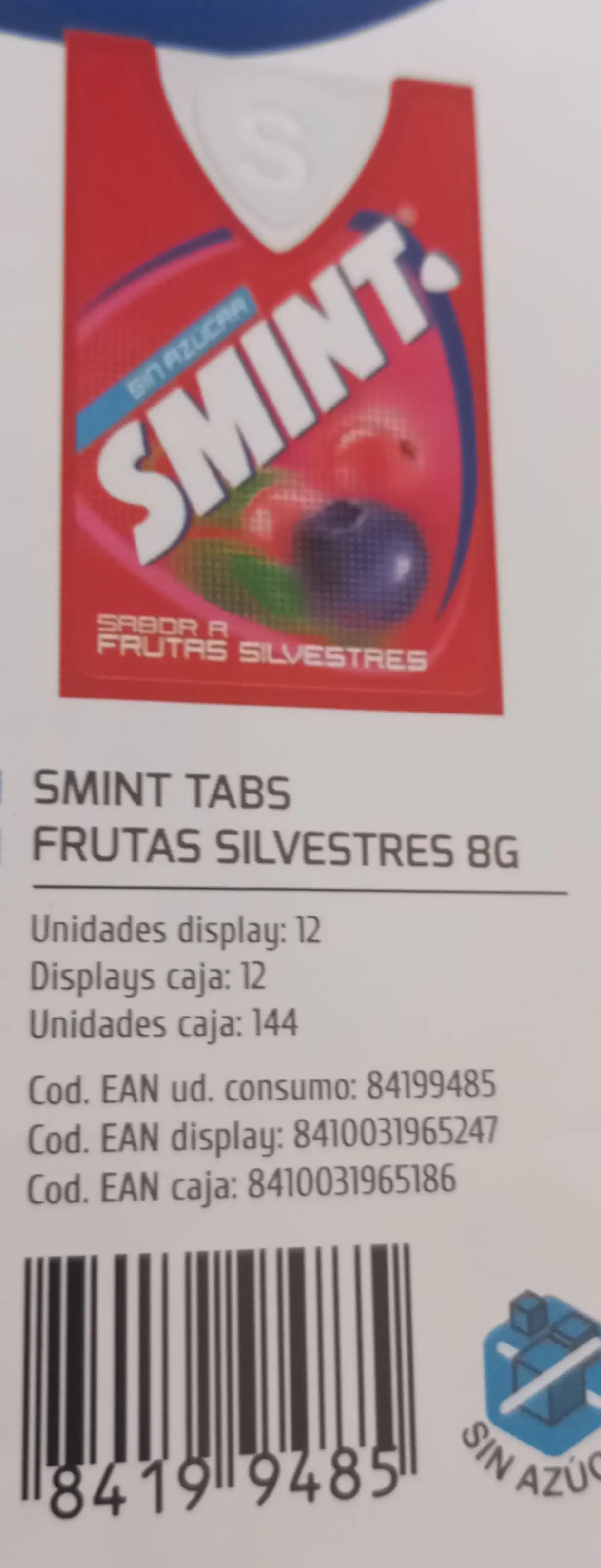 SMINT TABS FRUTAS SILVESTRE 