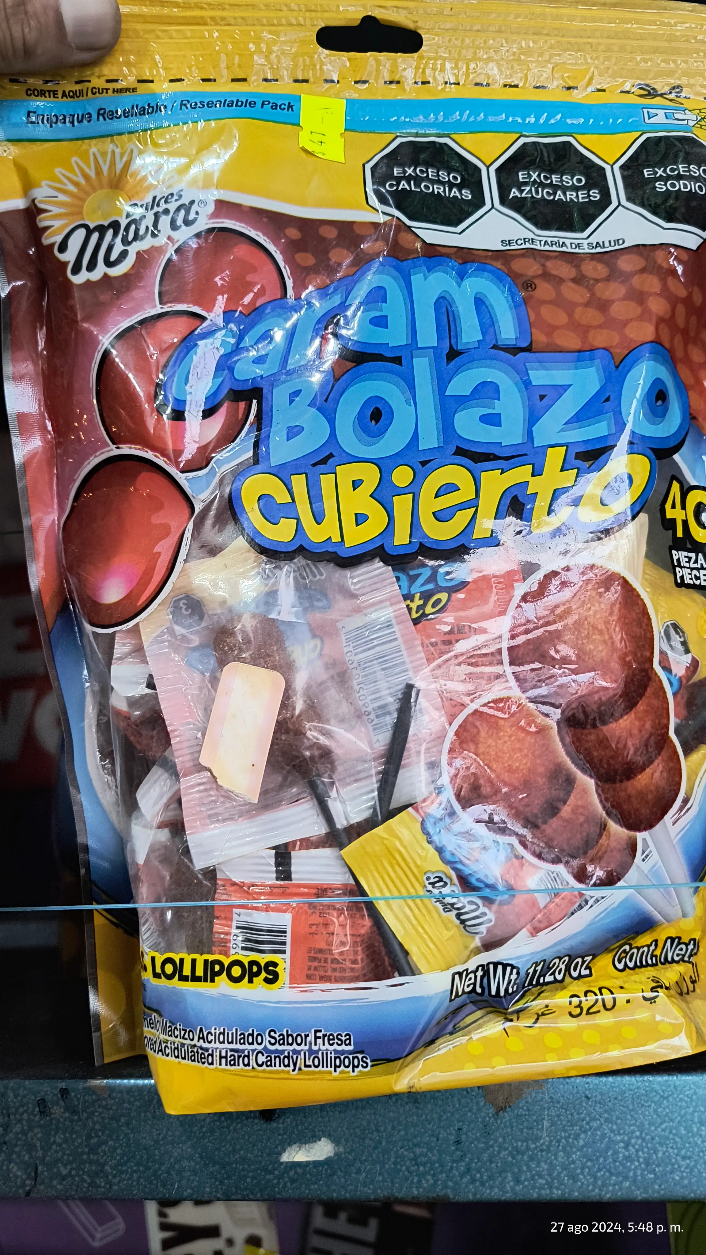 Carambolazo cubierto 