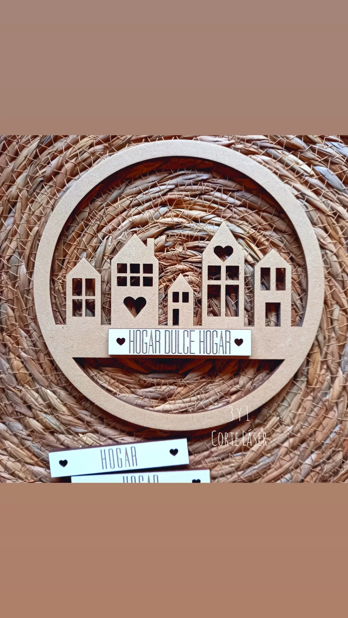 ARO CASITAS 20 CM + TAG GRABADO 