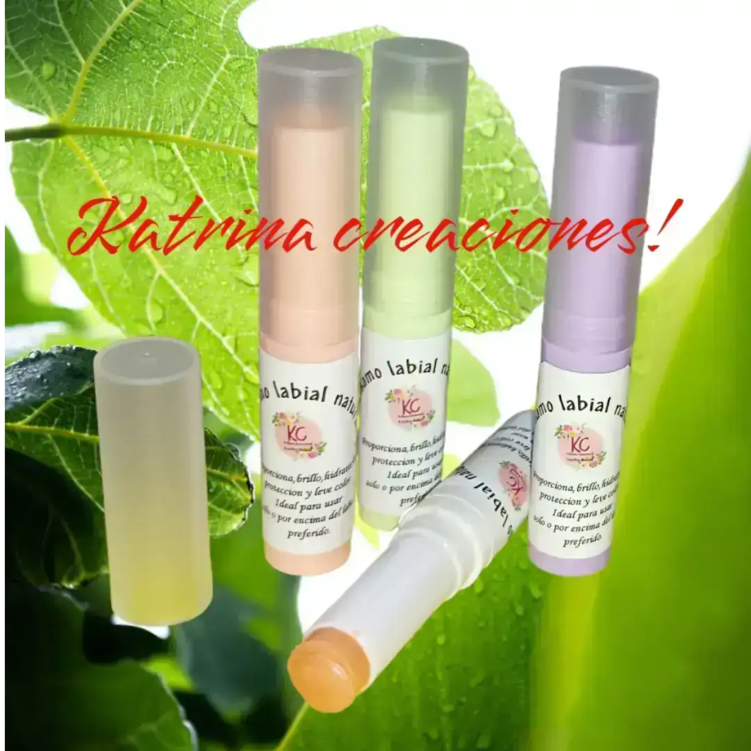 Balsamos labiales naturales tubo. 2