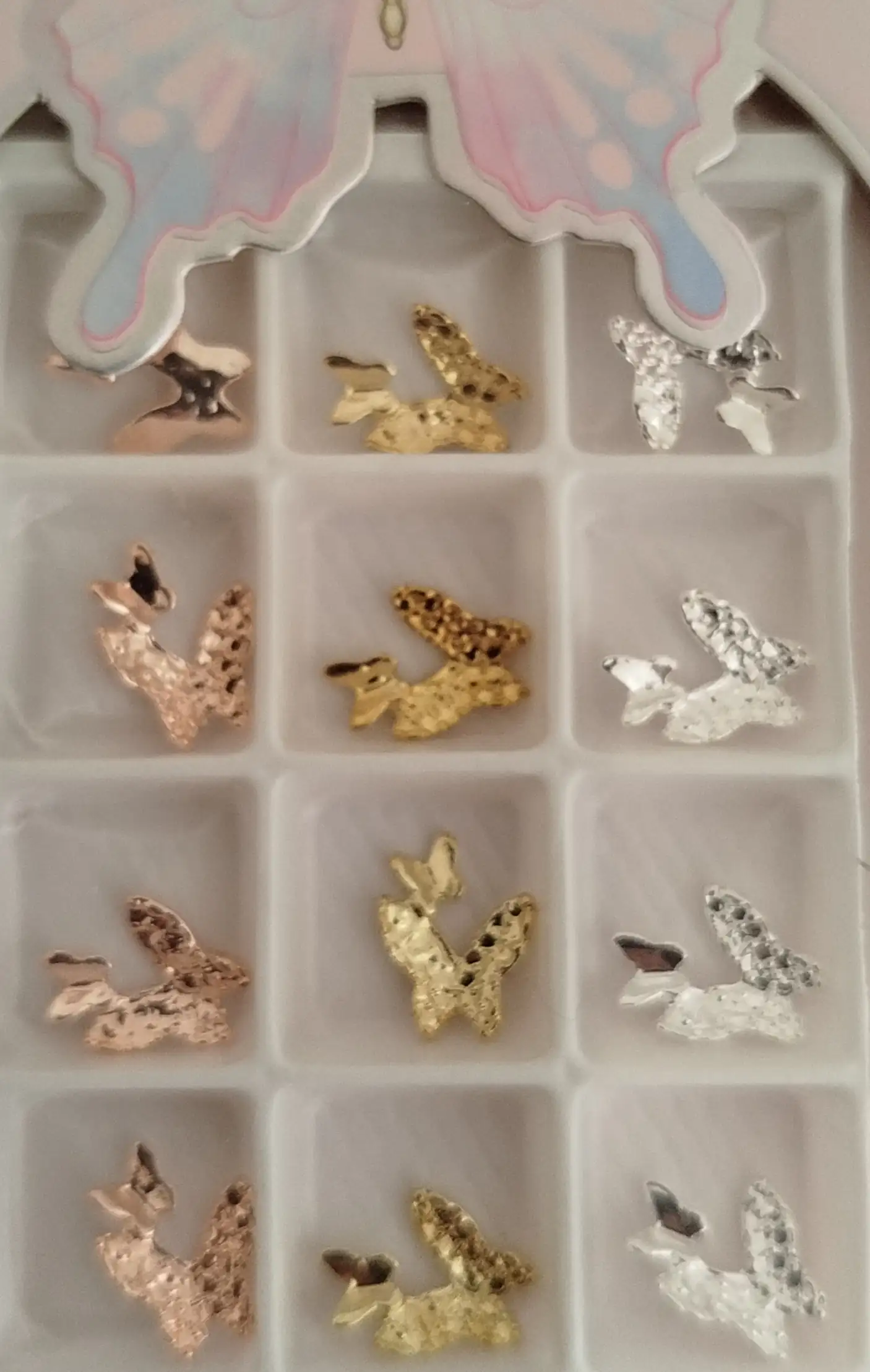 Cartera dijes mariposa