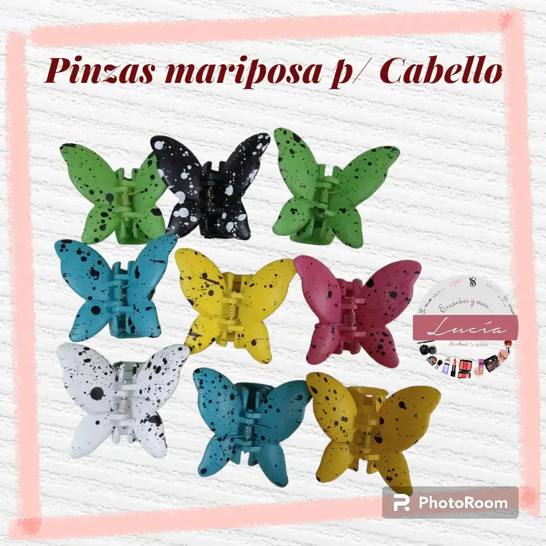 Pinzas para cabello Mariposa