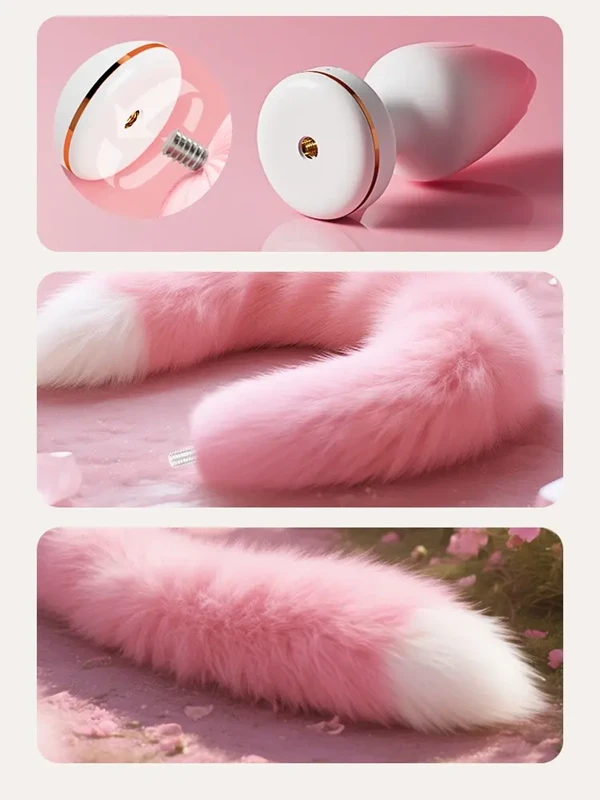 Fox Tail Pink Plug Anal 3