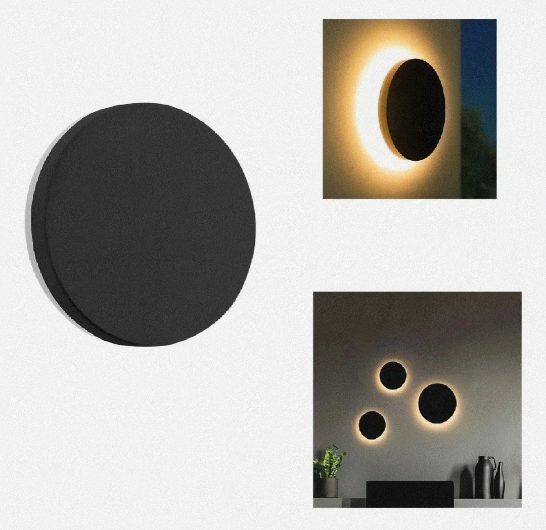  Aplique LED Tipo Luna 12w 8