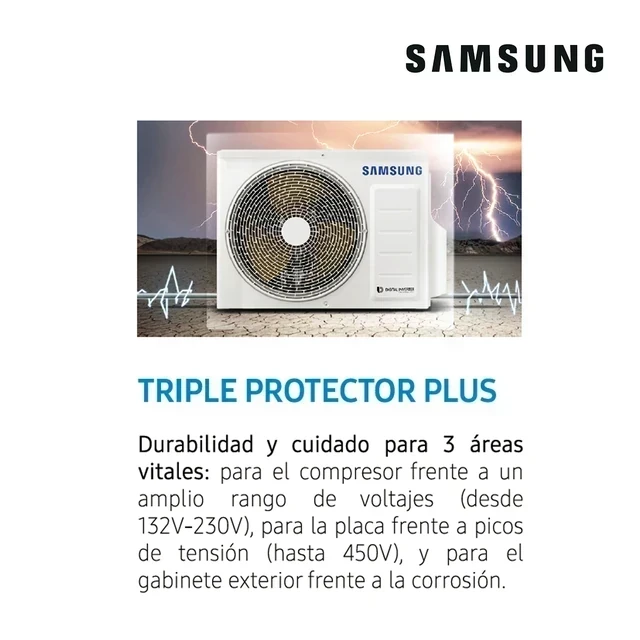 Aire Acond. SAMSUNG Split 4990 Frigorías F/C INVERTER SAMSUNG 2