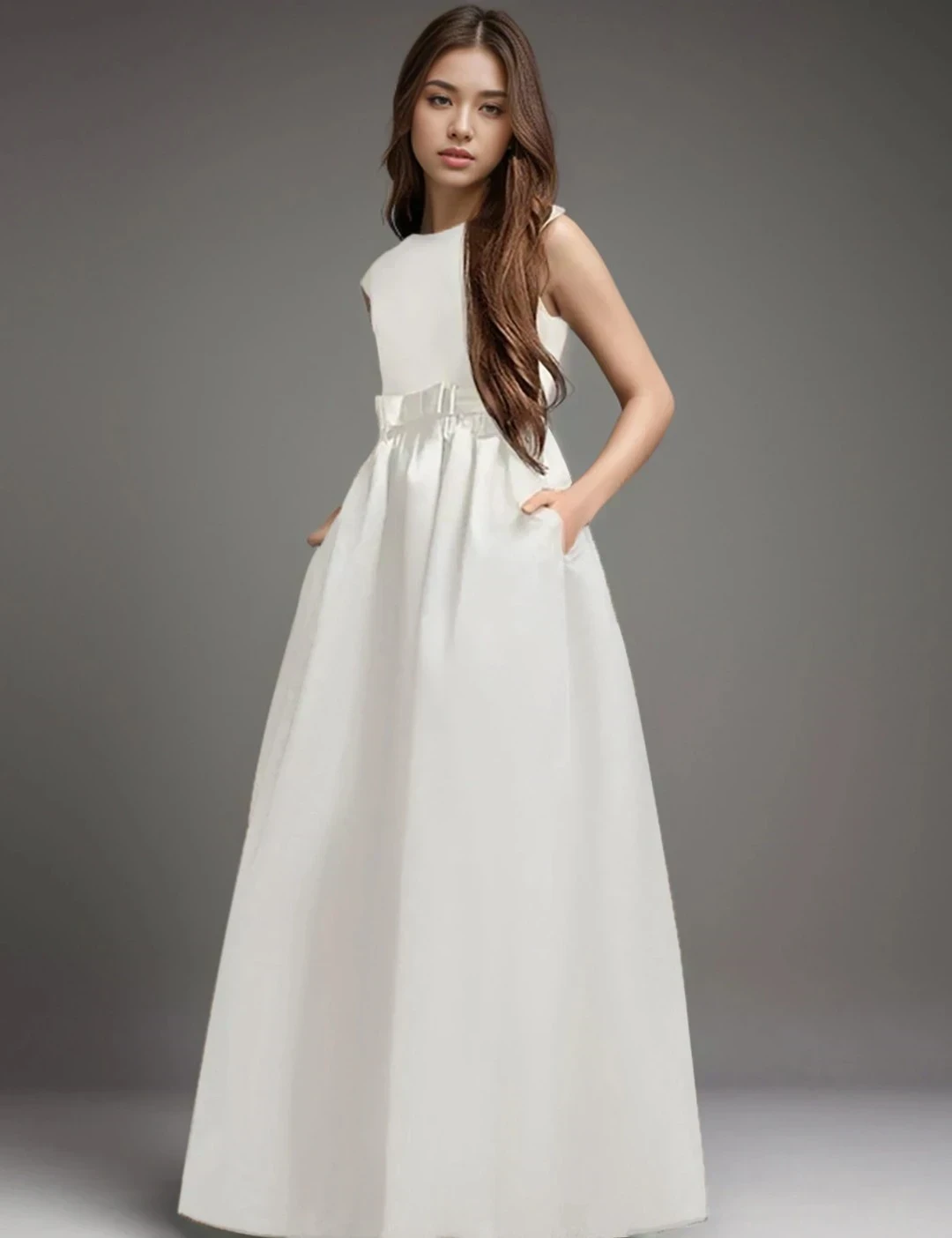 VESTIDO CEREMONIA LARGO BMC